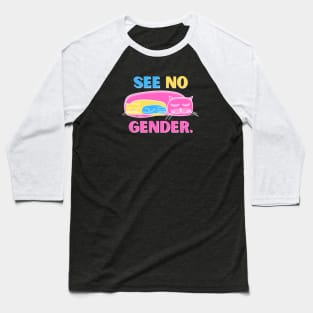 See No Gender - Pan Flag Baseball T-Shirt